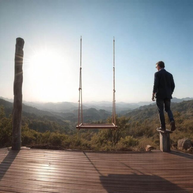 DIY huśtawka ogrodowa